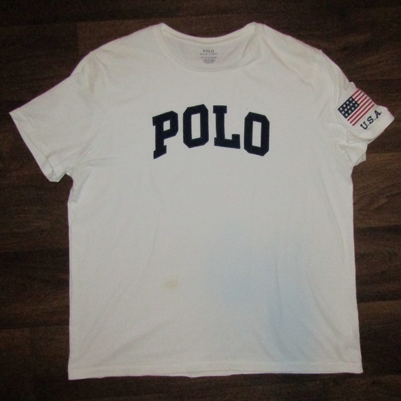 Polo Ralph Lauren Other - Polo Ralph Lauren Shirt White Blue Sz XL USA